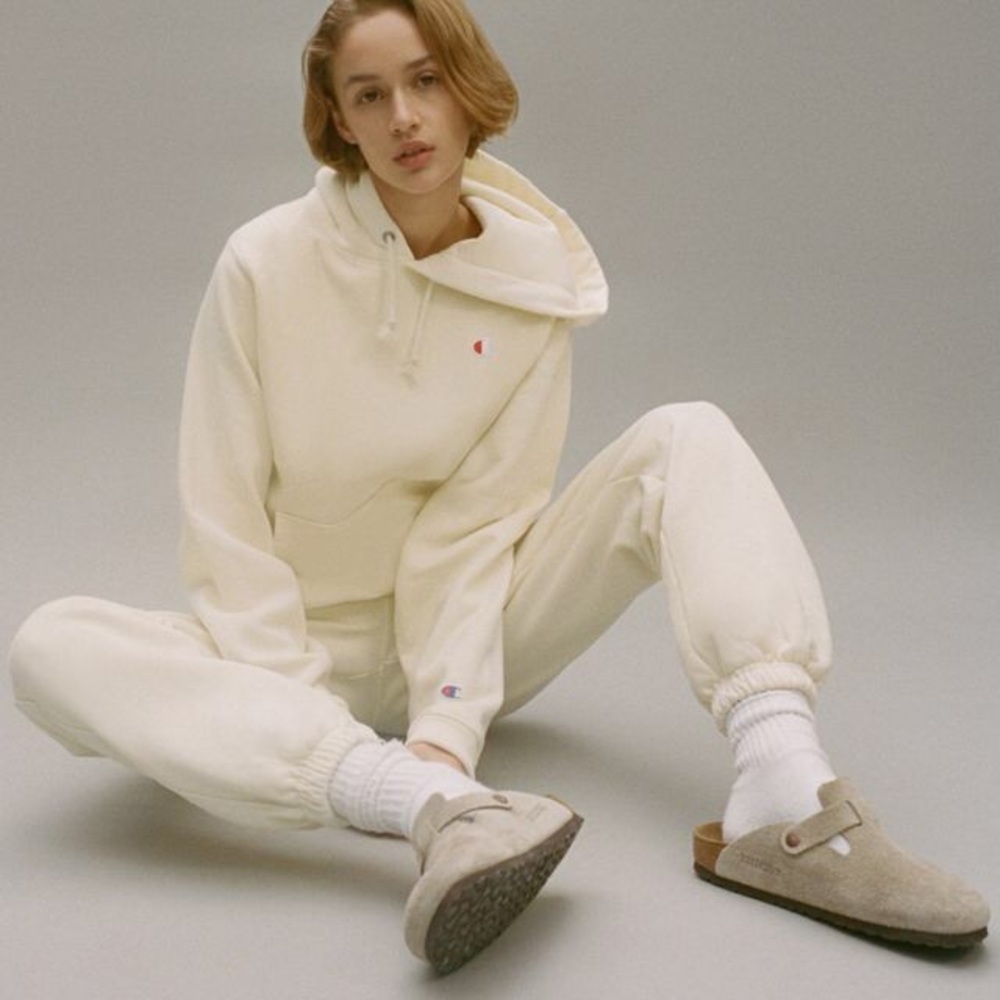 Champion C patch hoodie